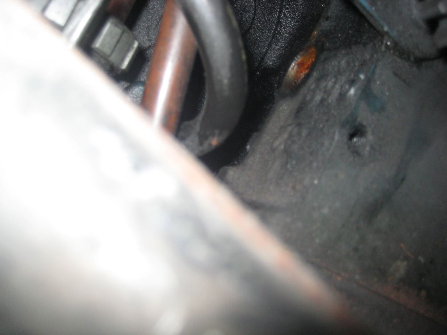 verrostete Frostschutzstopfen